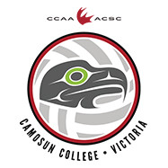 circular logo with indigenous artwork of eagle for men's volleyball ccaa nationals taking place at ߴý